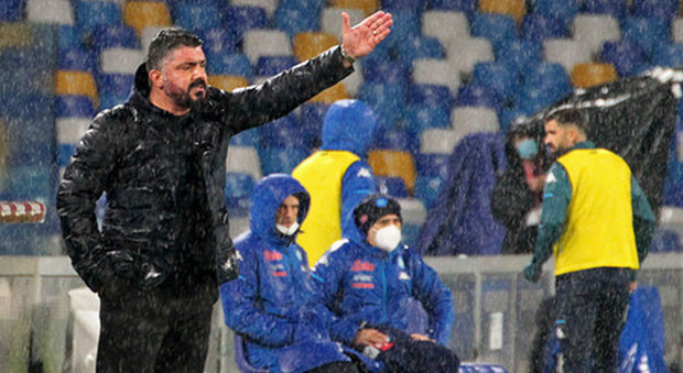 Napoli, Gattuso contro la sfortuna: «Stiamo buttando via troppe partite»