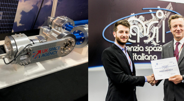 Le eccellenze dell'ingegneria italiana al servizio dell'Inghilterra: il veneziano Andrea progetta un braccio robotico per rimuovere detriti nello spazio