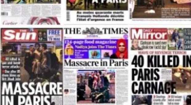Il massacro di Parigi sulle prime pagine dei giornali di tutto il mondo