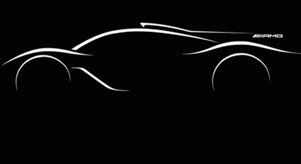 Il bozzetto della nuova hypercar Mercedes AMG