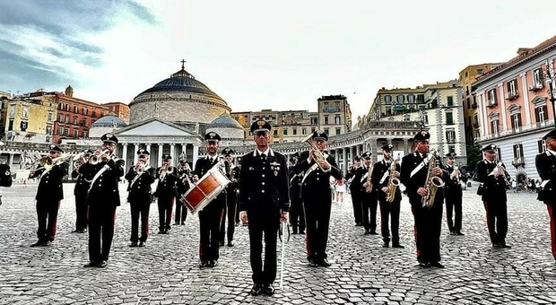 La Fanfara del 10° reggimento dei carabinieri