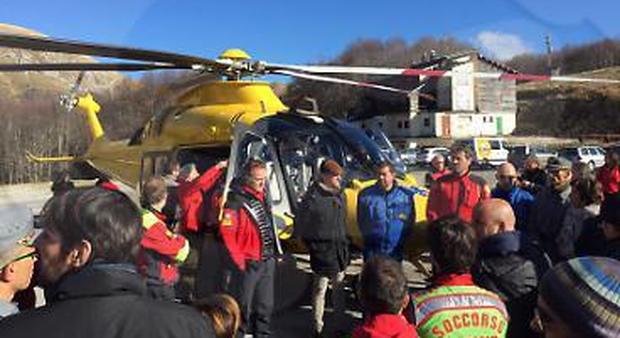 Rieti, nuovissimo elicottero per il Soccorso alpino Presentato al Terminillo