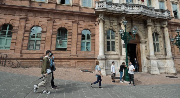 L'ingresso dell'Università per Stranieri di Perugia