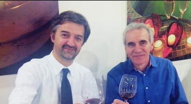Manfredo Gentili (a destra) con l’ex sindaco Ceregioli
