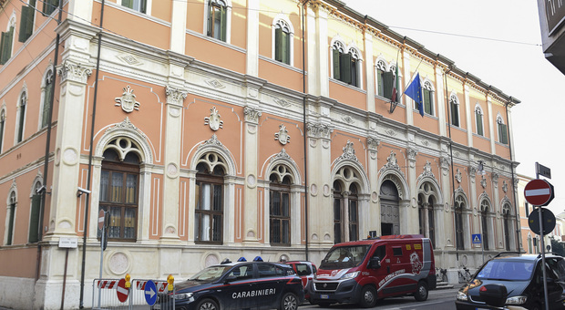 L'attuale sede del tribunale di Rovigo in via Verdi