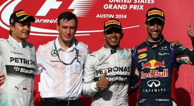 Gp Usa, trionfa Hamilton: Rosberg secondo, ​Ricciardo completa il podio. Alonso solo sesto