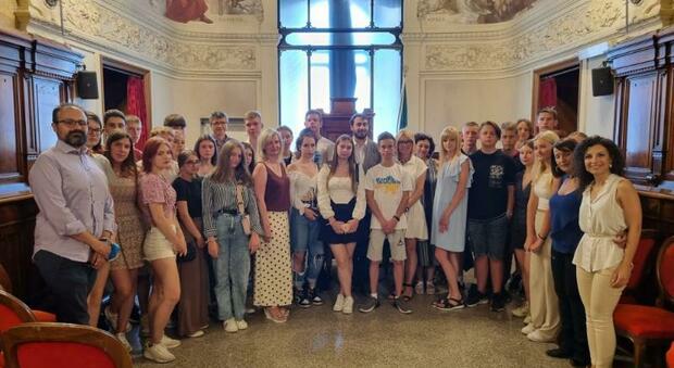 Gli studenti ucraini ospitati dall’Alberghiero salutano la Città di Rieti
