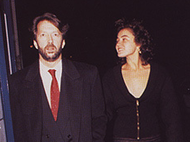 Lory Del Santo all'epoca della relazione con Eric Clapton