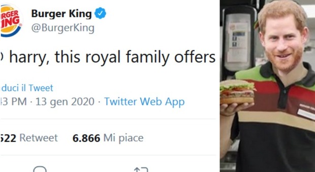 Harry, Burger King gli offre un lavoro (part-time). E l'annuncio diventa virale
