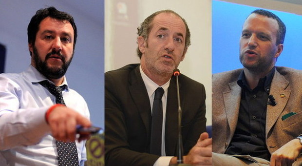 Matteo Salvini, Luca Zaia e Flavio Tosi