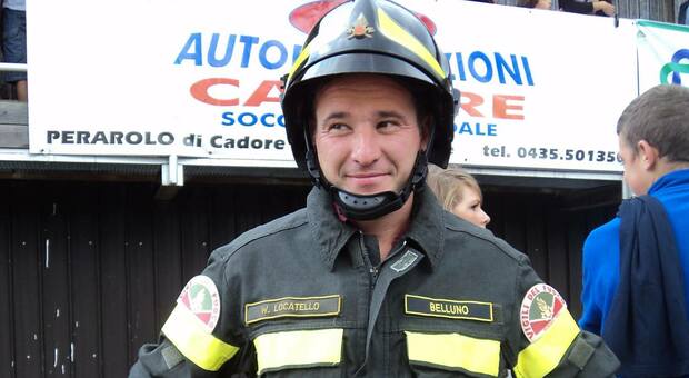 Walter Locatello, pompiere disperso in Alpago