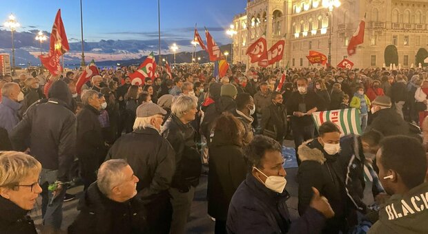 La manifestazione di oggi 13 ottobre a Trieste