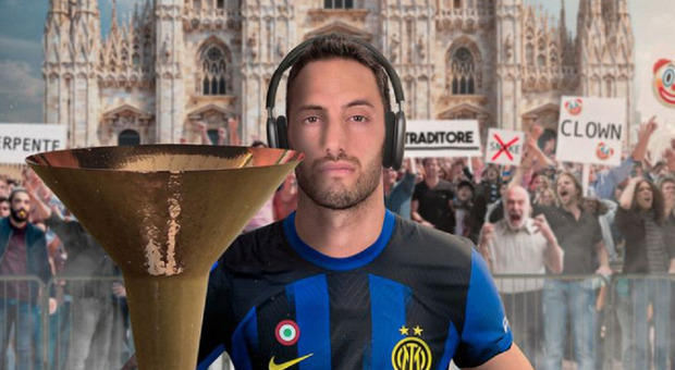 Calhanoglu, sfottò ai suoi ex tifosi del Milan: ecco il post suI social del regista dell'Inter