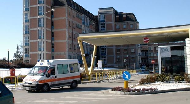 L'ingresso dell'ospedale di Belluno