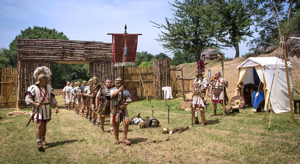 Otricoli, le legioni romane si danno appuntamento al Parco Archeologico per giurare fedeltà all'impero