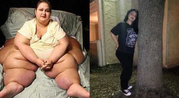 Mayra Rosales prima e dopo (Facebook)
