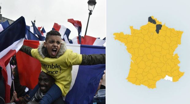 Francia, il voto città per città