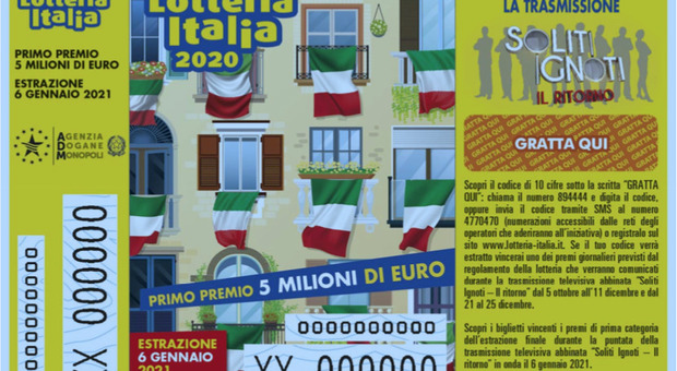 Un premio di prima categoria alle Marche con la Lotteria Italia