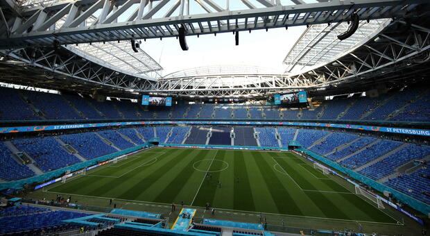 Lo stadio di San Pietroburgo dove non si giocherà più la finale di Champions League