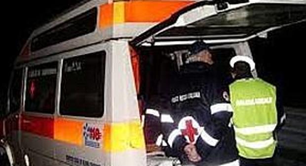 E' intervenuta l'ambulanza in via Aspromonte