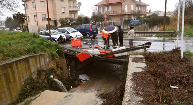 I danni provocati dal vento a San Benedetto del Tronto