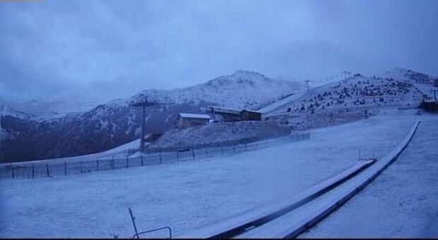 Le webcam e la prima neve sui Sibillini: ecco in quali zone