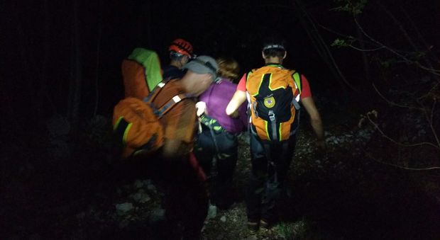 In difficoltà scendendo dal Baldo, soccorsi cinque escursionisti