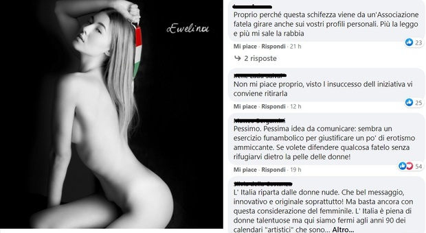 Italienza: è bufera sul calendario del Codacons con le modelle nude: «Ritiratelo!»