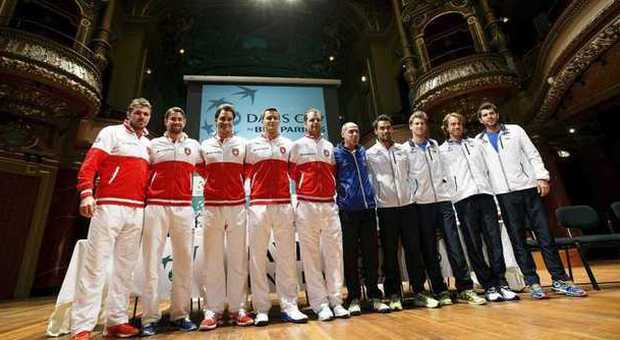 Coppa Davis, Svizzera-Italia: si comincia con Bolelli-Federer