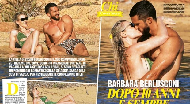 Barbara Berlusconi e Lorenzo Guerrieri, amore a gonfie vele in vacanza in Sardegna