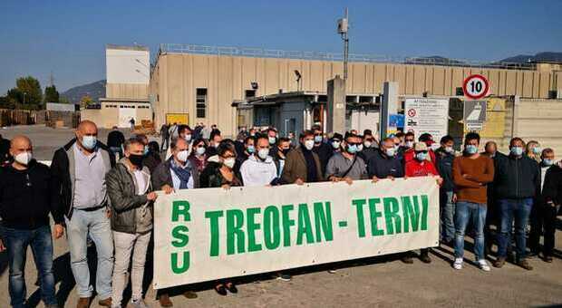 Terni, lunedì i lavoratori Treofan di nuovo in presidio