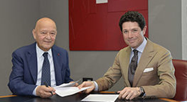 Lorenzo Cagnoni e Matteo Marzotto, rispettivamente presidente di Fiera di Rimini e di Vicenza