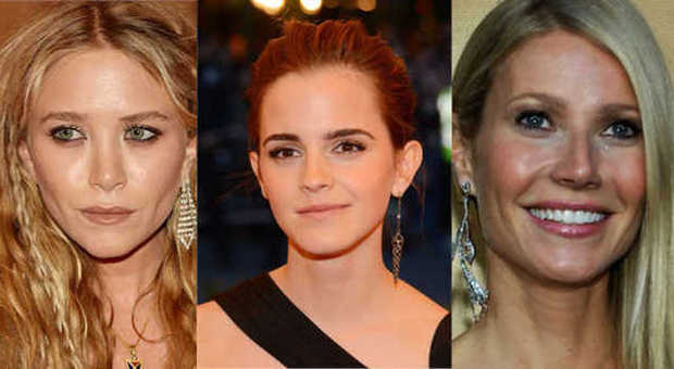 Mary Kate Olsen, Emma Watson e Gwyneth Paltrow