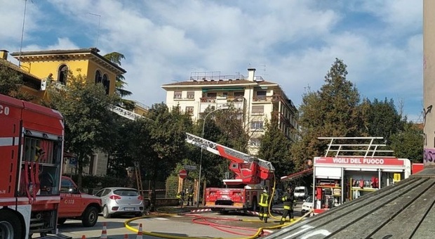 Treviso. Scoppia un incendio in una porzione di villa a Città Giardino: area circoscritta