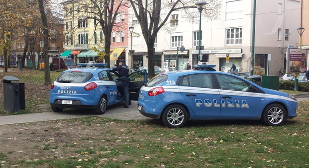 Controlli di polizia via Piave