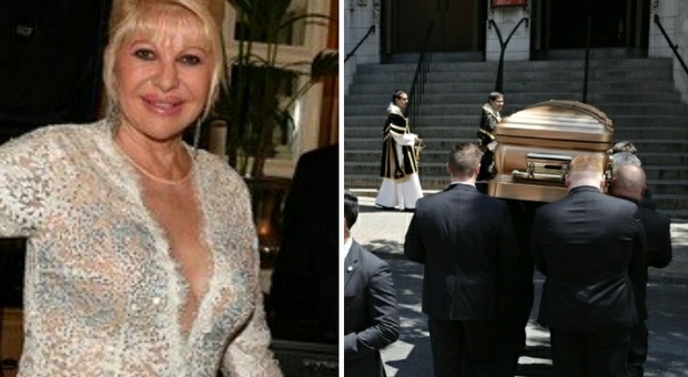 Ivana Trump, bara color oro e lacrime al funerale: ecco chi c'era