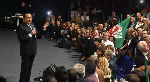 Silvio Berlusconi al Politeama di Terni