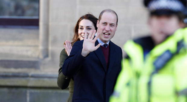 immagine Kate e William a Bradford, prima uscita pubblica dopo l'annuncio di Harry e Meghan