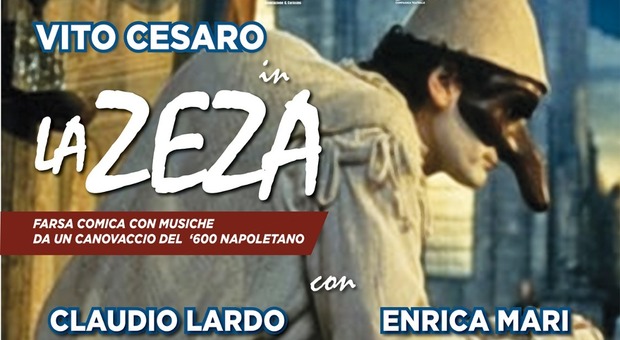 Teatro Giuffrè di Battipaglia, in scena «La Zeza» con Vito Cesaro