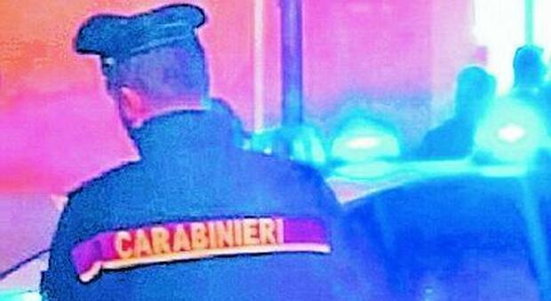 L'intervento dei carabinieri a Volla