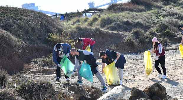 Civitavecchia, i volontari puliscono la Frasca