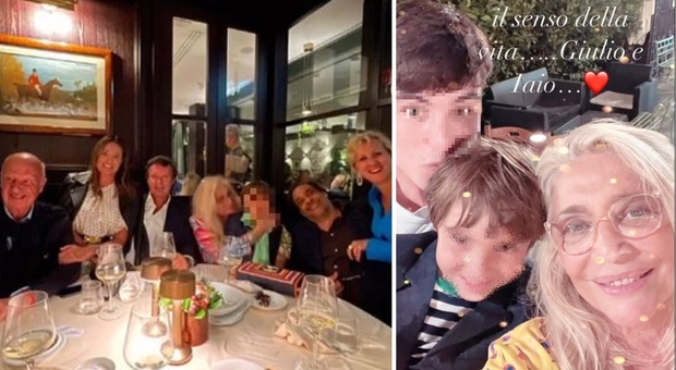 Mara Venier, cena in famiglia dopo il lutto del genero Pier Francesco Forleo: «Il senso della vita sono loro»