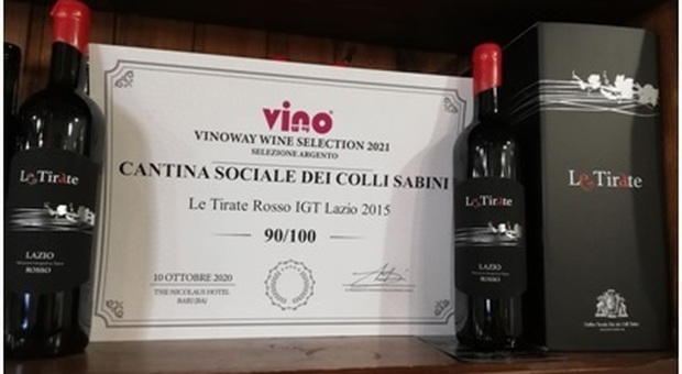 “Le Tirate” premiato tra i migliori vini d'Italia