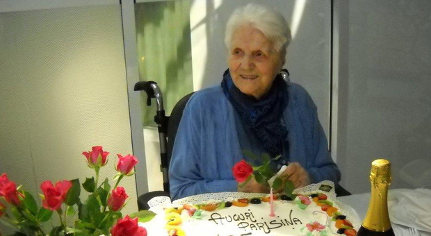 Parisina Maria Canzan, 105 anni portati bene