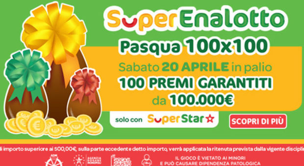 Edizione speciale del Superenalotto: vinti 100mila euro in Sabina