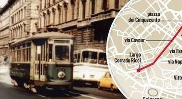 Roma, torna il tram di via Cavour: 20 milioni per 1,5 km di linea