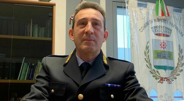 Il comandante della Polizia locale di Noventa Padovana, Mario Carrai che sta seguendo le indagini sulle assicurazioni false