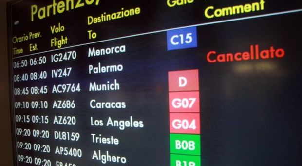 Trasporto aereo, giornata di disagi: Alitalia cancella 137 voli