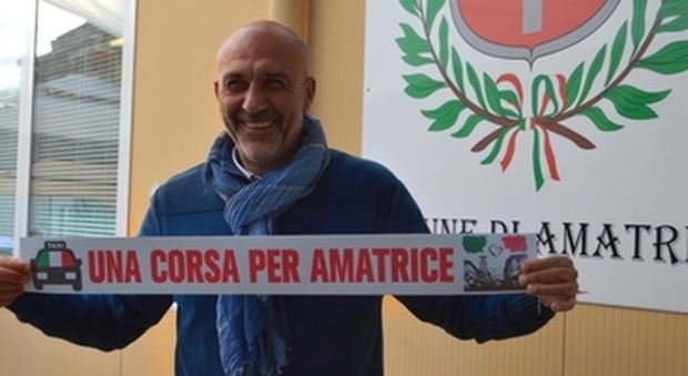 Il sindaco di Amatrice Sergio Pirozzi