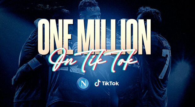 Napoli, su TikTok un esercito azzurro: il club supera un milione di followers